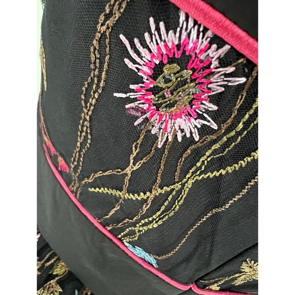 INA Stunning embroidered floral maxi dress S M L - Picture 9 of 10